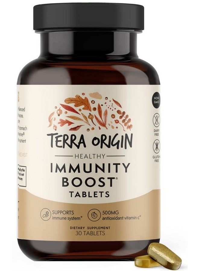 TERRA ORIGIN Immunity Boost Tablets | 9 in 1 Immune Support Supplement for Adults | with Antioxidant Vitamin C | 30 Count - Image 1