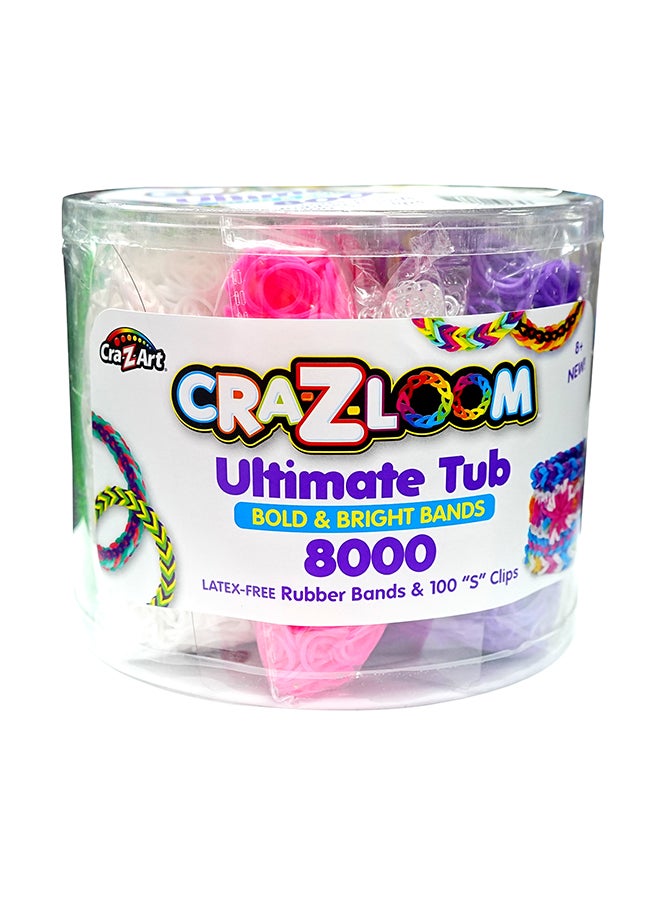 Shimmer N Sparkle - Cra-Z-Loom Ultimate Tub 8000 - Image 1
