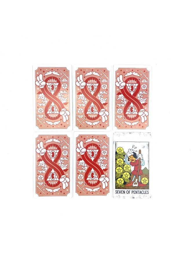 NIBEMINENT Mystical Medleys A Vintage Cartoon Tarot Cards  - Image 4