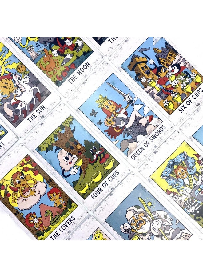 NIBEMINENT Mystical Medleys A Vintage Cartoon Tarot Cards  - Image 5