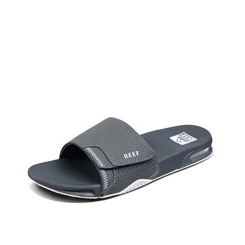 Reef Fanning Slide Men's Comfort Sandals Shadow - 11 Medium - Image 1