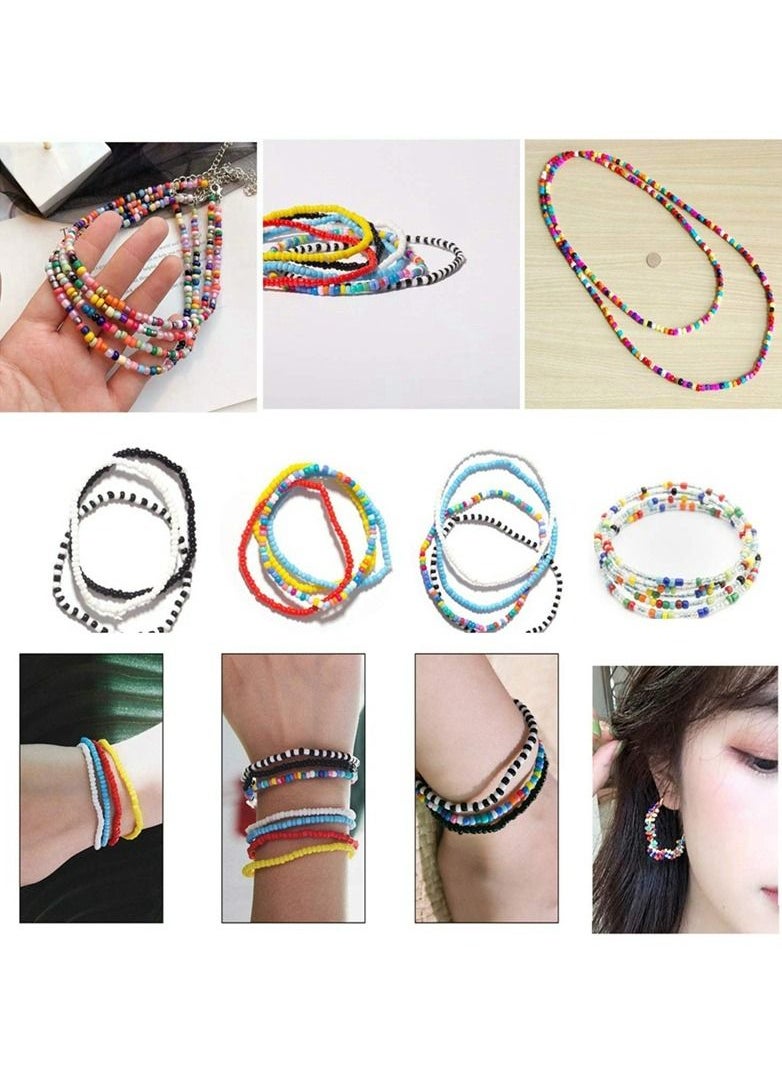 Mountain Gems - Frame Bead Loom Kit for Beaded Bracelets Earrings Belts Making Includes Seed Beads - Image 1