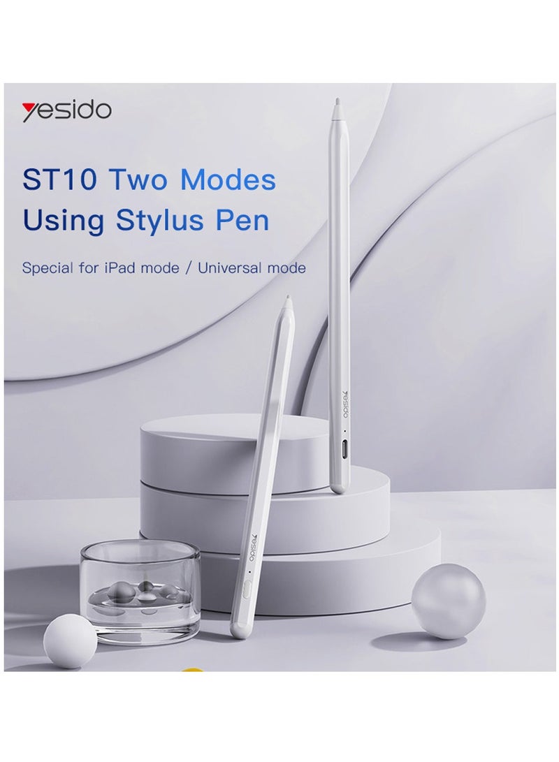 Yesido Yesido ST10 Universal Capacitive Pen - White  - Image 2