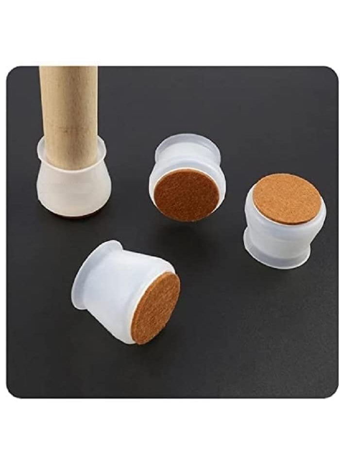 Gopinath Autolink Gopinath Autolink 4 Pcs Anti Slip Chair Leg Cover Table Chair Leg Silicone Cap Pad Furniture Table Feet Cover Floor Protector NonSlip Reduce Noise Table Chair Foot Protection with Pad  - Image 1