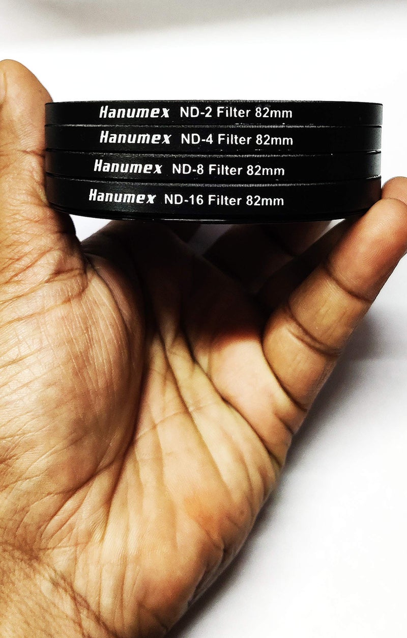 Hanumex® 82 MM ND Filter Kit for Canon EF 24-105mm f/4 L is USM & Nikon 28-300mm f/3.5-5.6G ED VR II AF-S Lenses: (+2, 4, 8, 16) Neutral Density Filters Included - Image 3