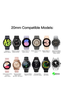 O Ozone Metal Band For Samsung Galaxy Watch 7 6 5 4 FE 40mm 44mm 45mm/Galaxy Watch 6 4 Classic 43mm 47mm 42mm 46mm Stainless Steel Replacement Strap - Silver  - Image 2