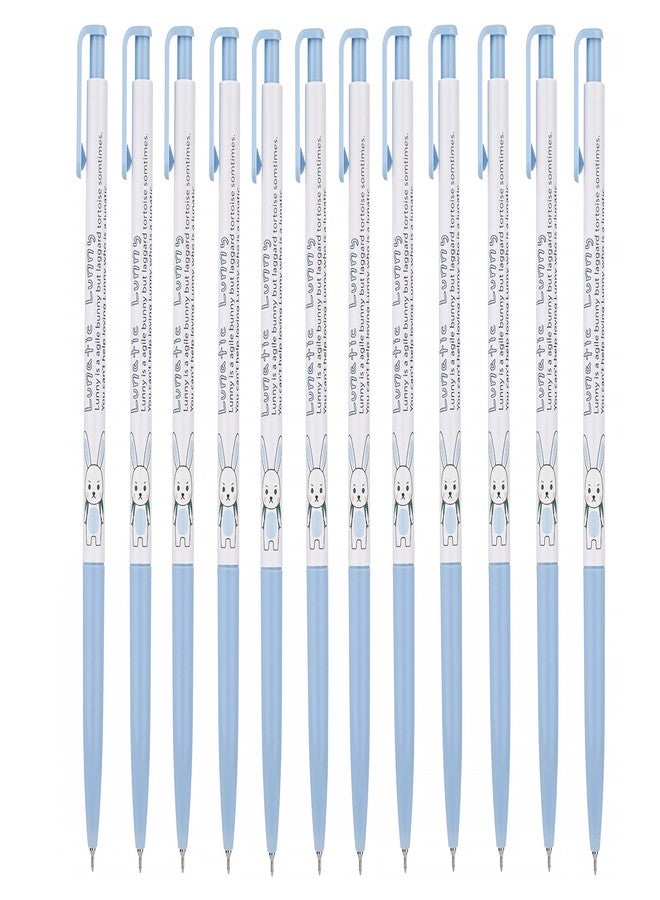 ZEESOON Xeno Lunatic Lunny 0.38mm Slim Ball Point Pen Dozen Box 12 Pcs, Made in Korea (Blue 12pcs) - Image 1