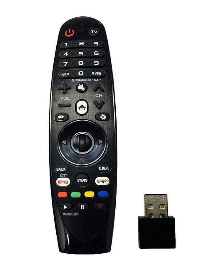 Zaboon - Mr-18 600 Replacement Tv Remote Control Compatible With Most Lg Televisions Smart Tvs Netflix And Prime Hot Button Black - Image 1