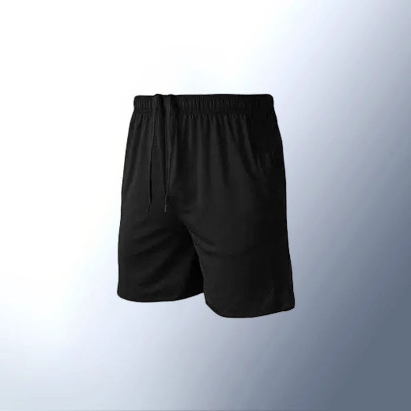 Generic Quick-drying tights suit casual mens sportswear spring and autumn running fitness basketball high-elastic training suit leggings Black shorts