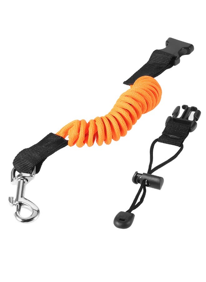 NIBEMINENT Kayak Canoe Coiled Safety Leash - Image 2