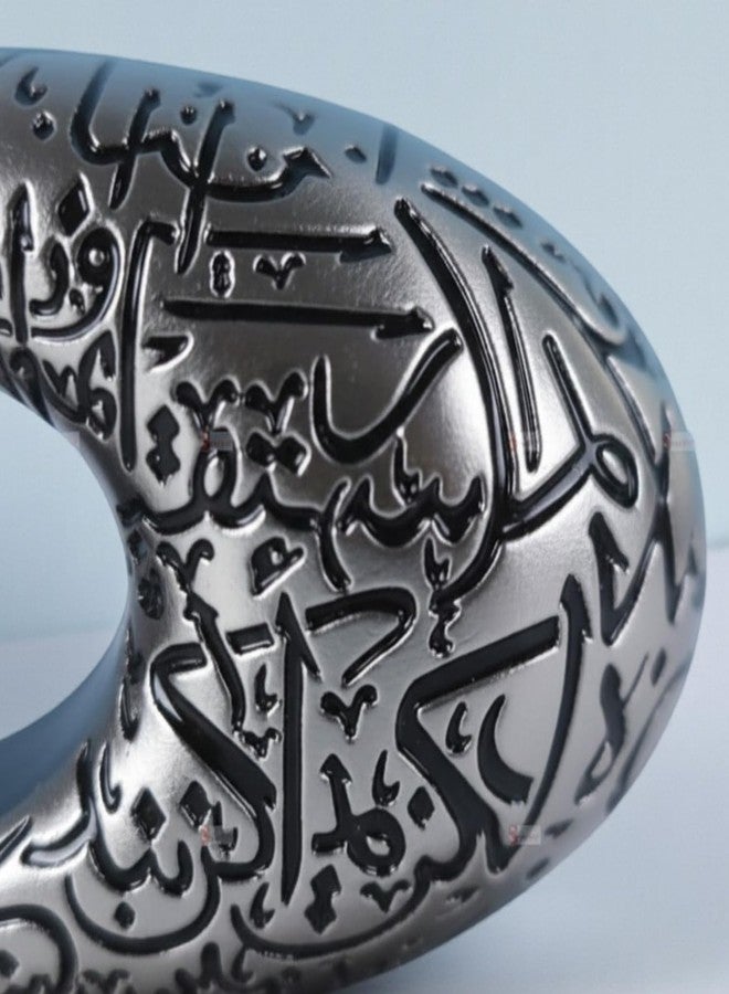 ascension World Famous Building The Museum of The Future Antique Showpiece for Home, Office, Study Table, Desk, Decoration Accessories Dubai Museum of The Future Souvenir Model Gift Item (Silver) - Image 3