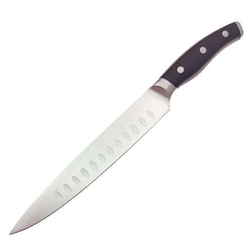 kakamono Carving Knife and Fork Set - with 8" Carving Knife &8" Straight Metal Fork Triple-Rivet German Steel Forged Kitchen Carving Set, Professional Meat Carving Knife Gourmet BBQ Tool Set - Image 3