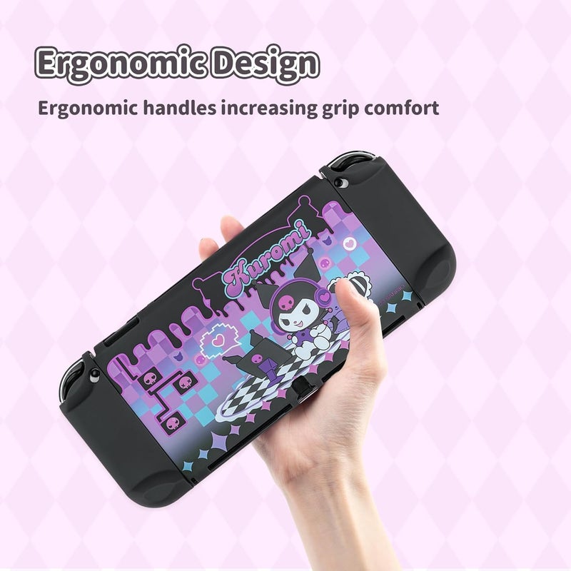 Kuitmor Protective Case for Switch OLED, Hard PC Cover Case and Anti-Scratch Shell Compatible with Switch OLED Console - Image 3