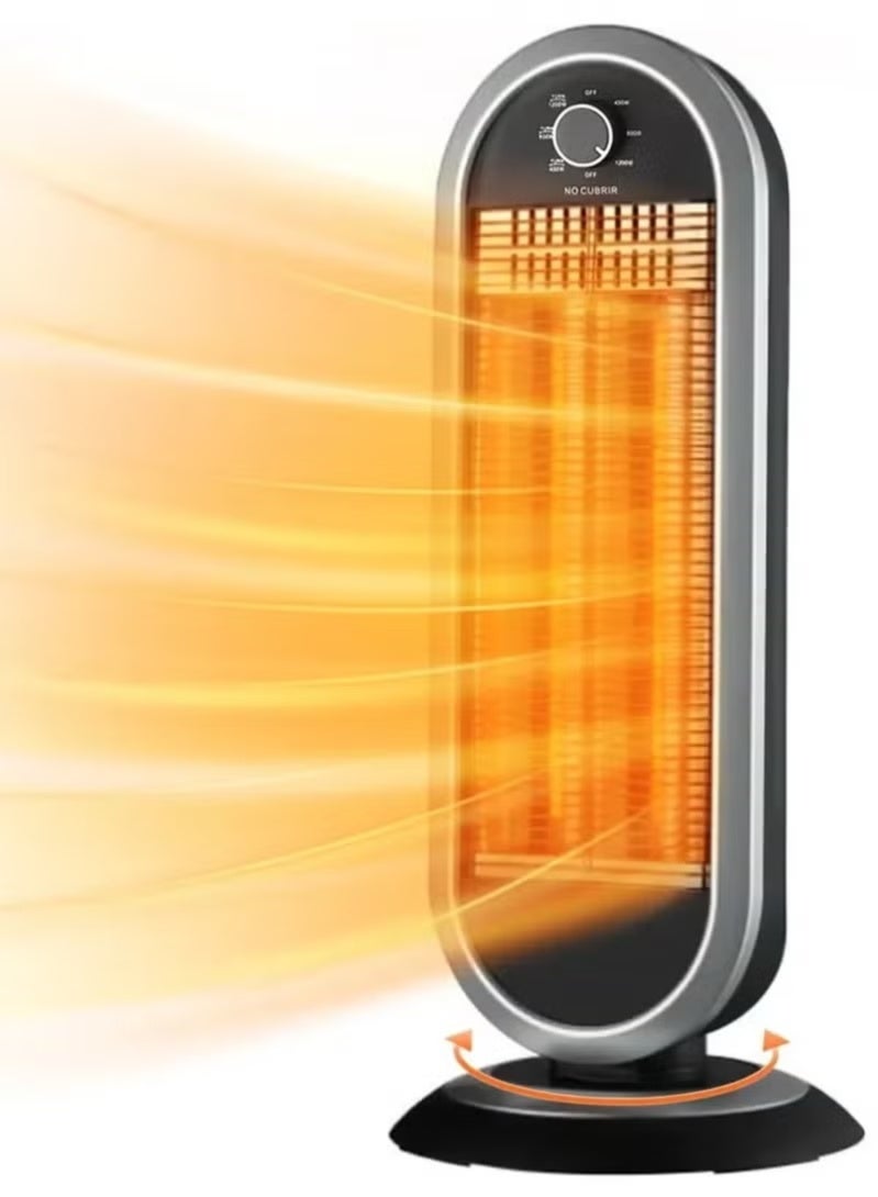 Denx Portable Electric Heater 900W – 2-Level Heat Control, Fast Heating & Overheat Protection for Home & Office - Image 2