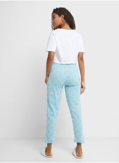 Ginger Cotton Graphic T-Shirt & Pyjama Set  - Image 2