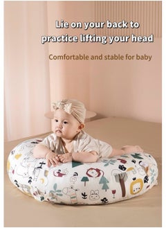 haleemy Baby Look Up and Lying Pillow, Nursing Pillow for Breastfeeding, Multi-Functional Original Plus Size Breastfeeding Pillows Give Mom and Baby More Support with Removable Cotton Cove  - Image 4