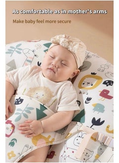 haleemy Baby Look Up and Lying Pillow, Nursing Pillow for Breastfeeding, Multi-Functional Original Plus Size Breastfeeding Pillows Give Mom and Baby More Support with Removable Cotton Cove  - Image 3