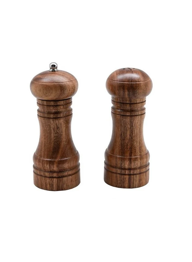 Bien Servi 2-Piece High Quality Spice Storage Jar Brown 5.5 x 13.5 cm SP0465A1+A2