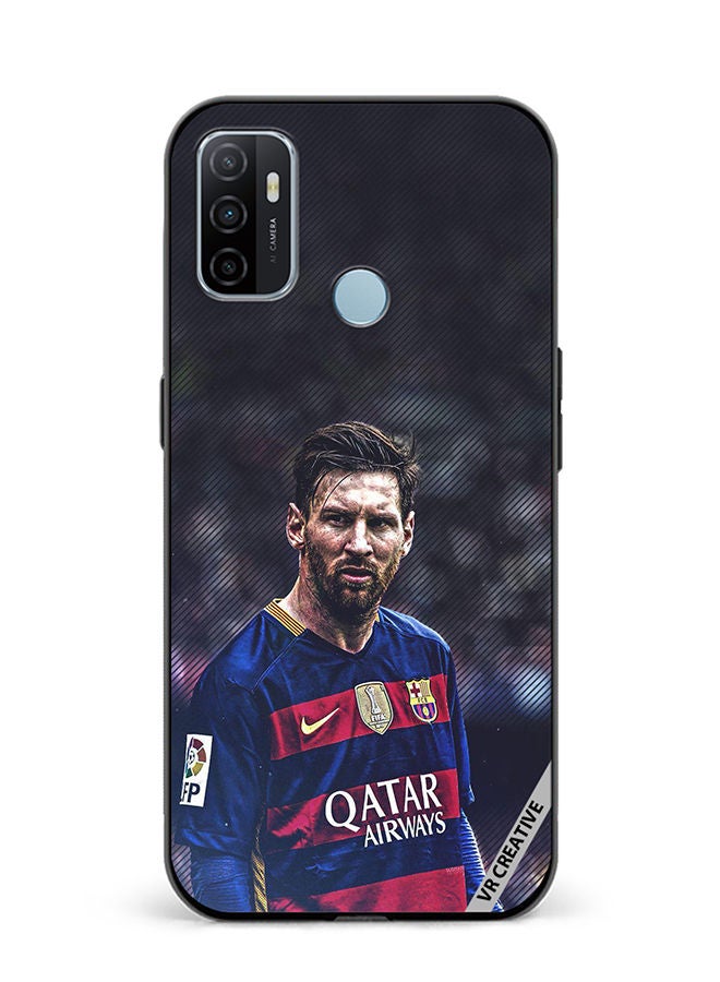 VR CREATIVE Protective Case Cover For Oppo A53 Messi Design Multicolour - Image 1