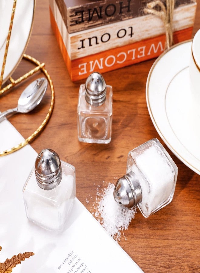 وولاين مجموعة والين من 30 قطعة من رشاشات الملح والفلفل الزجاجية الصغيرة مع ملصقات، زجاجة شفافة، برطمان توابل، مكعب زجاجي، رشاش توابل للجسم، أدوات مطبخ للمنزل، المطاعم، الحفلات، أدوات مائدة، 0.5 أونصة - Image 4