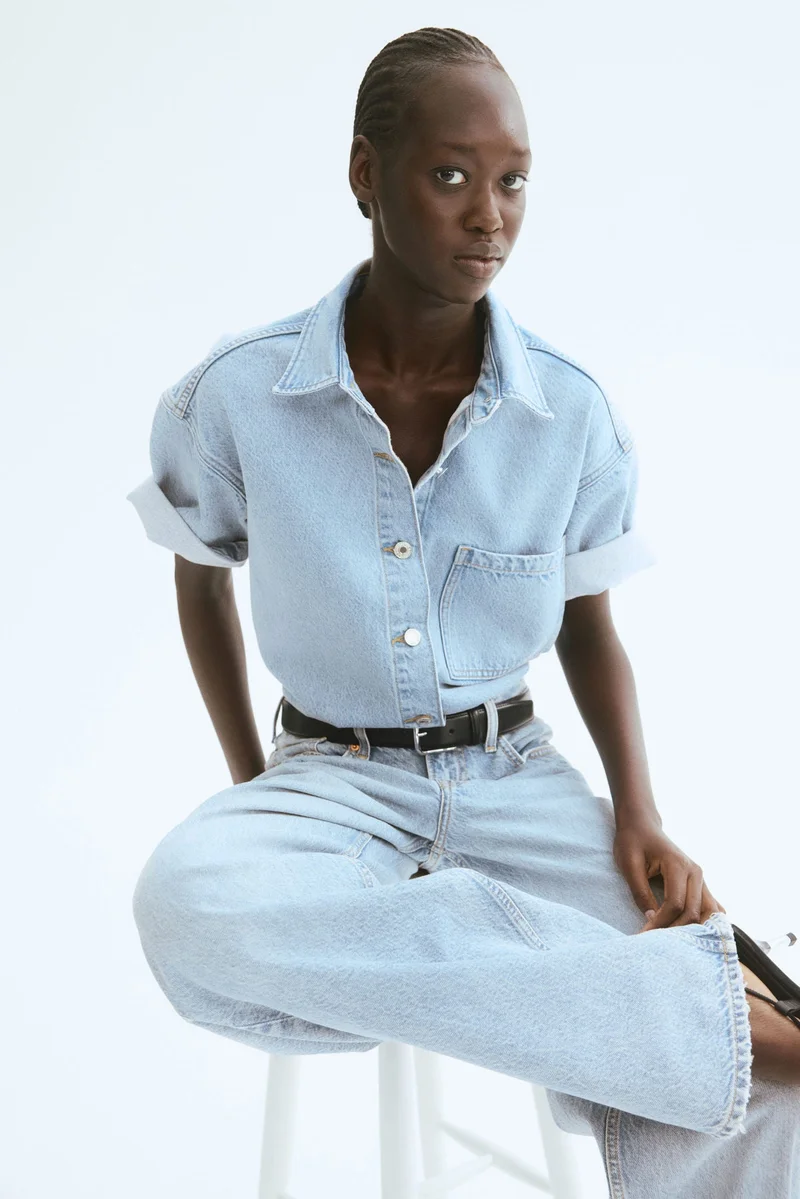 H&M Oversized denim shirt