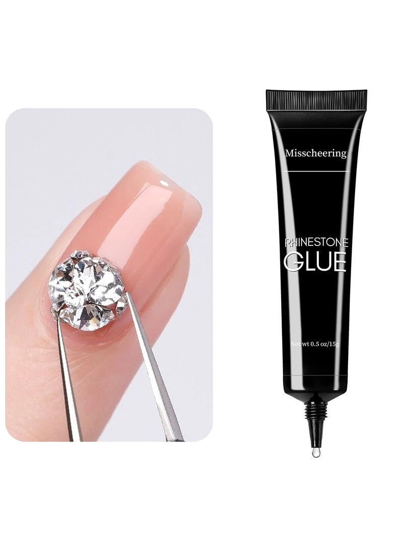 Manicure set, a box of 120 nail tips, a box of nail decorations, a can of glue, false nails, for beauties - Image 3