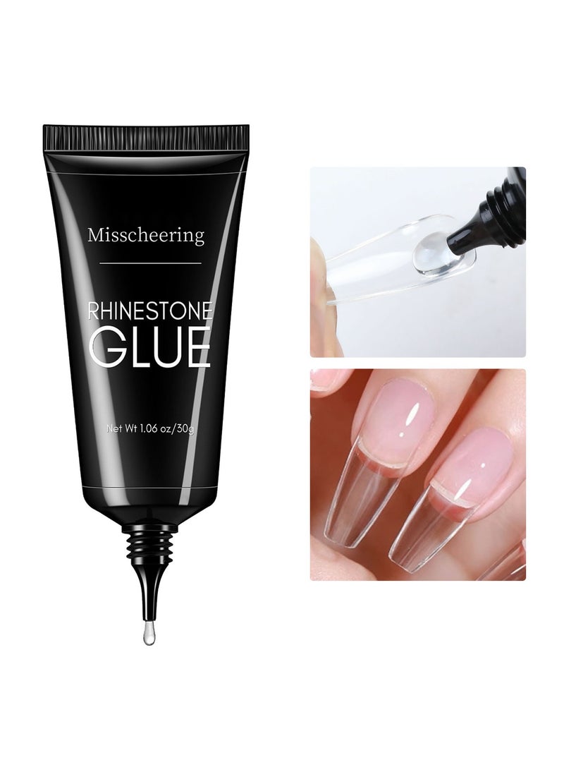 Manicure set, a box of 120 nail tips, a box of nail decorations, a can of glue, false nails, for beauties - Image 4