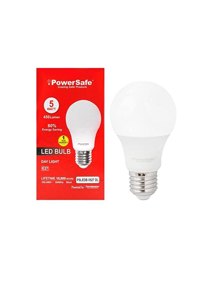 PowerSafe Energy Saving 5W LED Bulb 450 Lumen Day Light E27 Holder with Surge Protection Pack of 10 - Image 2