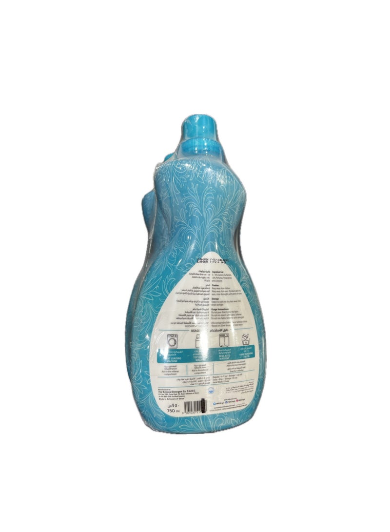 Bahar Concentrated Fabric Softener, Gentle Breeze Soft, Smooth and Fresh Laundry, Gentle on Fabrics, (Pack of 2 x 750 ml) - Image 2