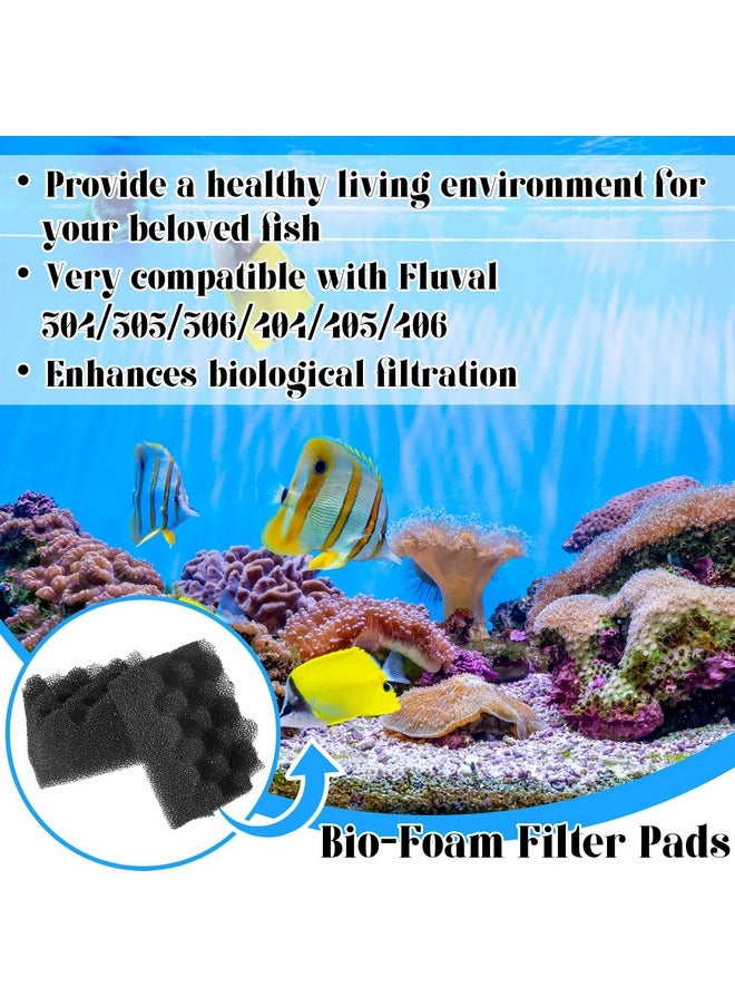 Maxcheck Maxcheck 20 Pcs Foam Filters Pads Compatible with Fluval 304/305/ 306/404/ 405/406 Foam Filter Media Replacements Sponges for Aquarium Canister Accessories  - Image 4