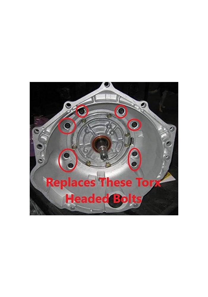 Z Whip Transmission Case to Bell Housing Hex Head Bolt Kit for Chevrolet GM 4L60E 4L65E 4L70E T56 - Image 3