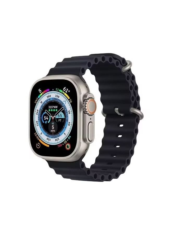 Watch 8 Z66 Ultra SmartWatch Unisex Series 49mm 2 Inch Amoled Bluetooth Calling Health Fitness And Sports Watch BlackWatch 8 Z66 Ultra Smart Watch Unisex Series 49mm 2 Inch Amoled Bluetooth Calling H - Image 1