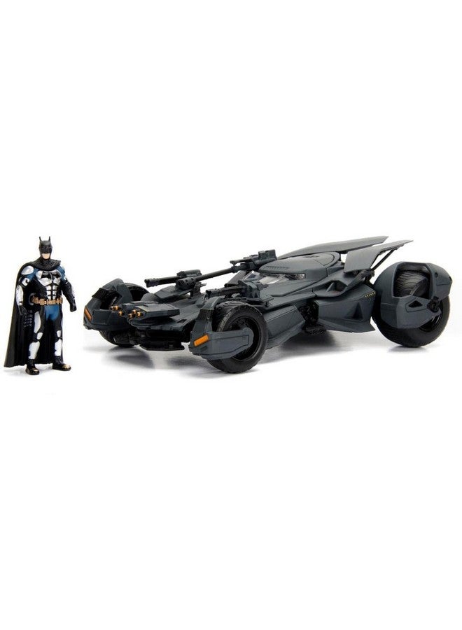 Jada Toys Jada Metal Justice League Batmobile, Pack of 1, Black/Grey