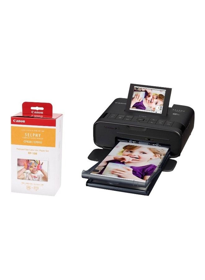 كانون طابعة الصور اللاسلكية SELPHY CP1300 مع حبر RP108 - Image 1