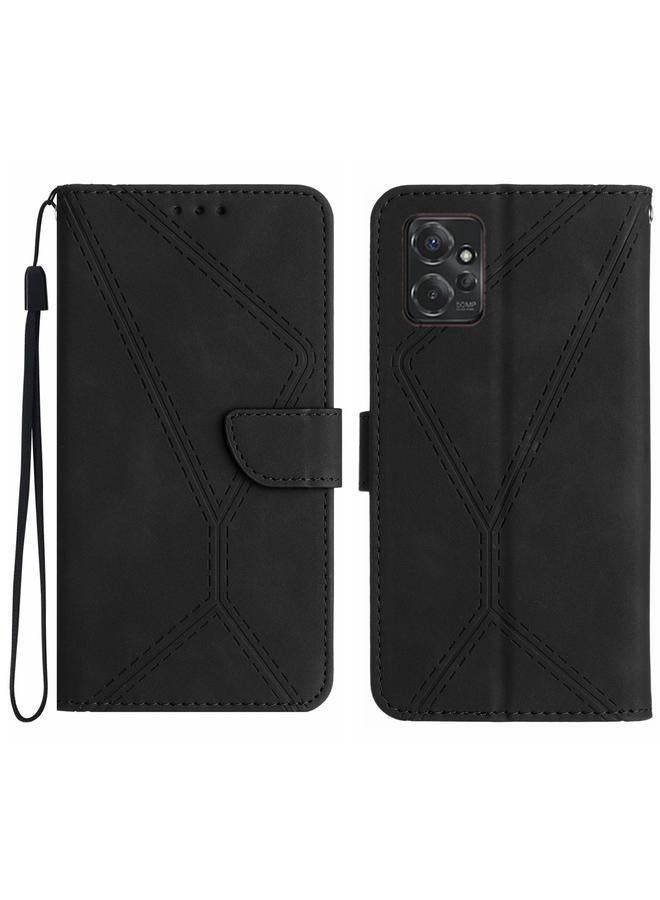 S-TOP Case For Motorola Moto G Power 2023 Stitching Embossed Leather Phone Case - Image 1