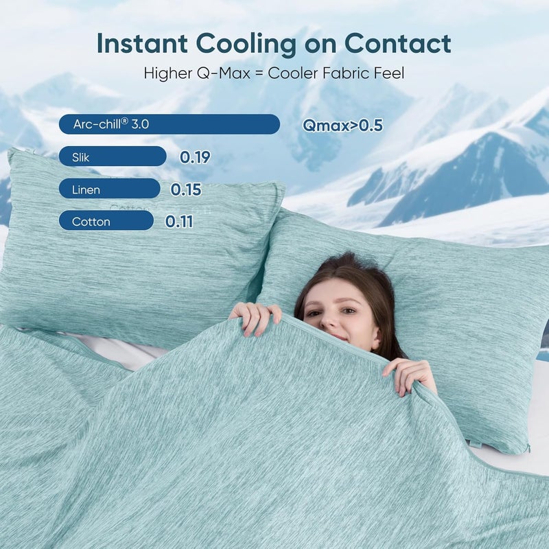 Elegear Cooling Blanket-Green - Image 3