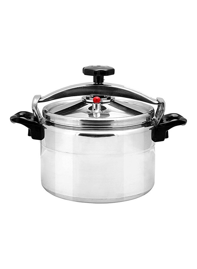 Timmy 7LtrLiters Timmy Aluminium Pressure Cooker 7L | Durable Body | Fast Heat Distribution | Safe & Efficient Cooking | Large Capacity | Gas Stove Compatible | Easy to Clean Finish silver - Image 1