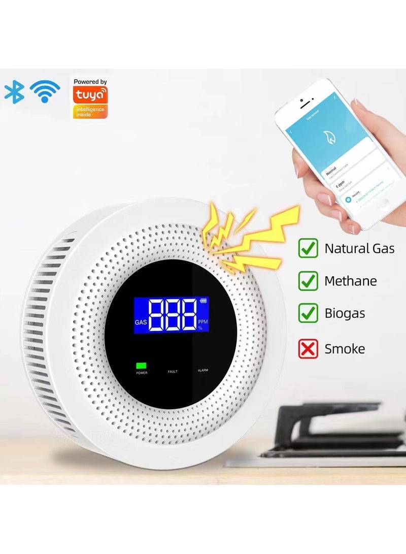 UanTii Tuya WiFi Natural Gas Leak Detector LPG Leakage Sensor  - Image 1