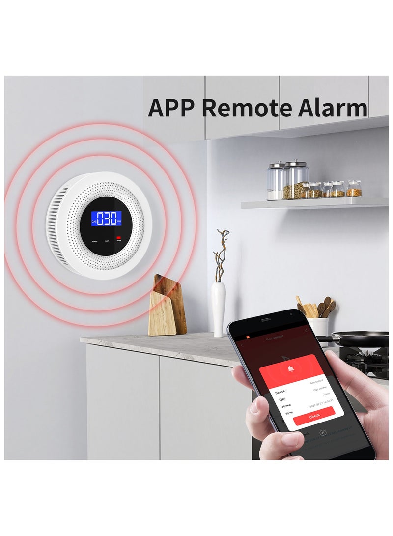 UanTii Tuya WiFi Natural Gas Leak Detector LPG Leakage Sensor  - Image 2