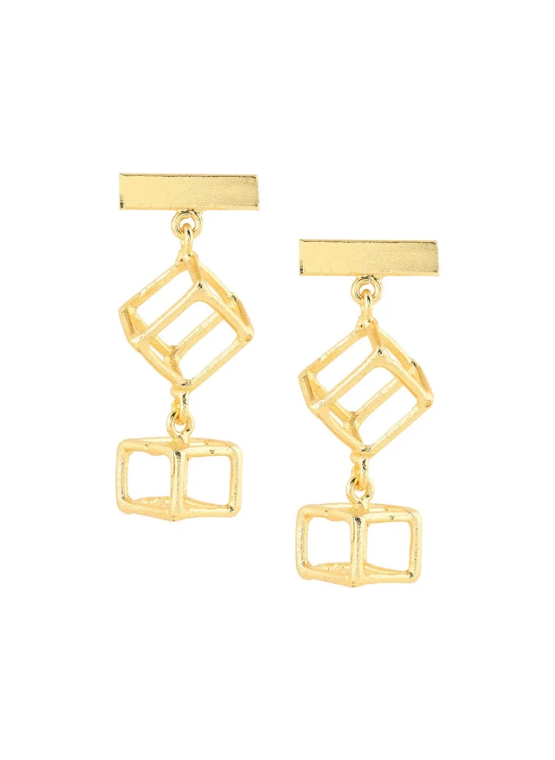 برياسي Plated Drop Earrings