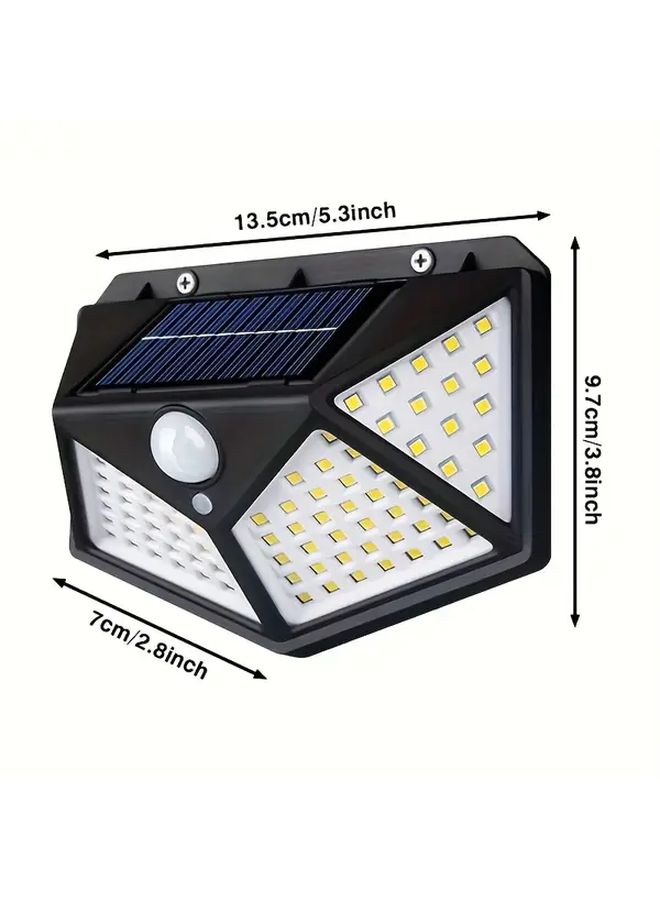 100 LEDs Magnetic Solar RV Light 2pcs for Outdoor Wall Stairway - Image 2