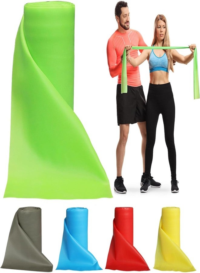 GymWar Resistance Bands Professional Bulk Rolls. Elastic Physical Therapy Band. Resistance Bands Elastic Exercise Bands for Recovery, Physical Therapy, Yoga, Pilates, Rehab,Fitness (Green) - Image 1
