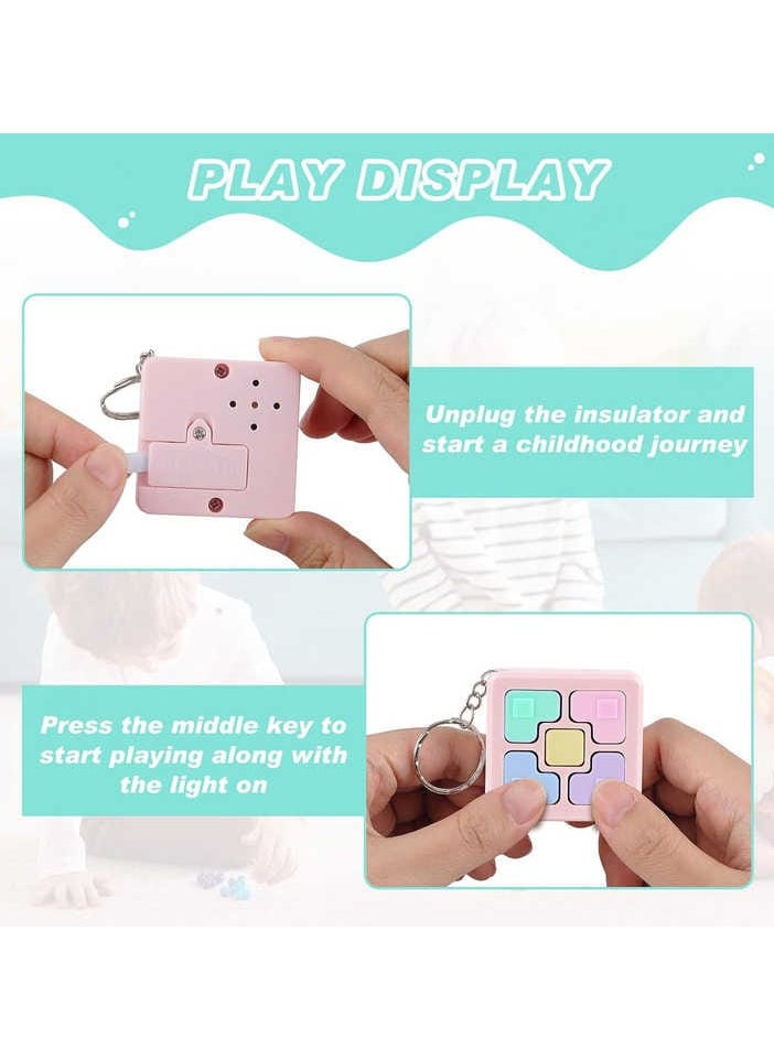 Generic - Game Console, Handheld Electronic Memory Game with Lights and Sounds Classic Electronic Memory Game for Kids Hand-Brain Coordination Training - Image 1