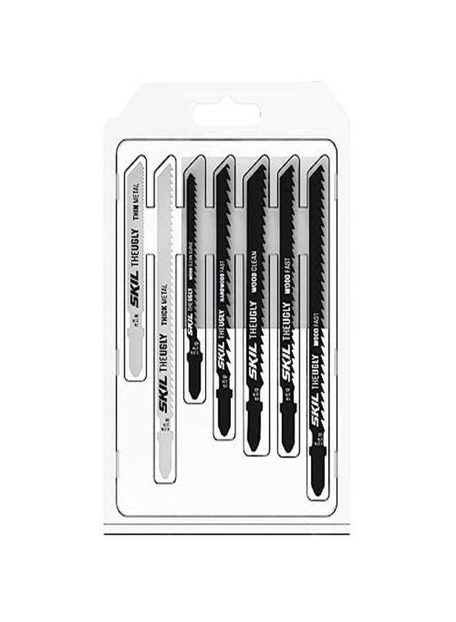 سكيل مجموعة شفرات منشار كهربائي متعدد الأغراض من SKIL، مكونة من 21 قطعة، بساق على شكل حرف T، لمناشير SKIL الكهربائية JS314901/ JS313101/ JS820302/ JS820202/ JS5833A-10 - JSB2000 - Image 3