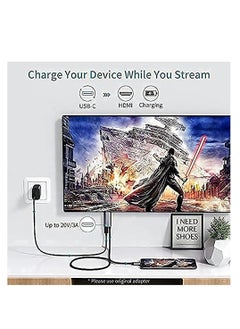 Y&D USB Type C to HDMI Conversion Cable for Nintendo Switch / Samsung Dex Station S21 S20 Note20 TabS7 TV Docking Mode 4K and 1.8m Long Travel  - Image 2