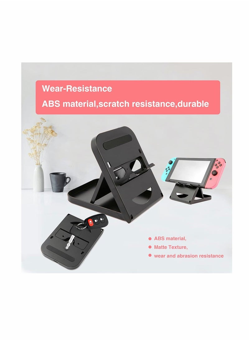 Fit for Nintendo Switch Stand/ for Switch LITE Stand Foldable Adjustable and Portable table play stand for N-switch console playing and charging Compatible with for ipad/ for Mini/ for iPad Pro Air