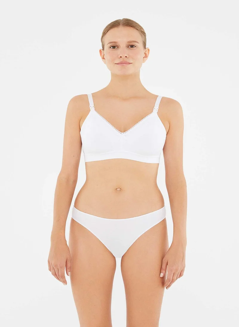 dagi Soft Bra Interlock Non Padded Wireless Fixed Strap Underwear