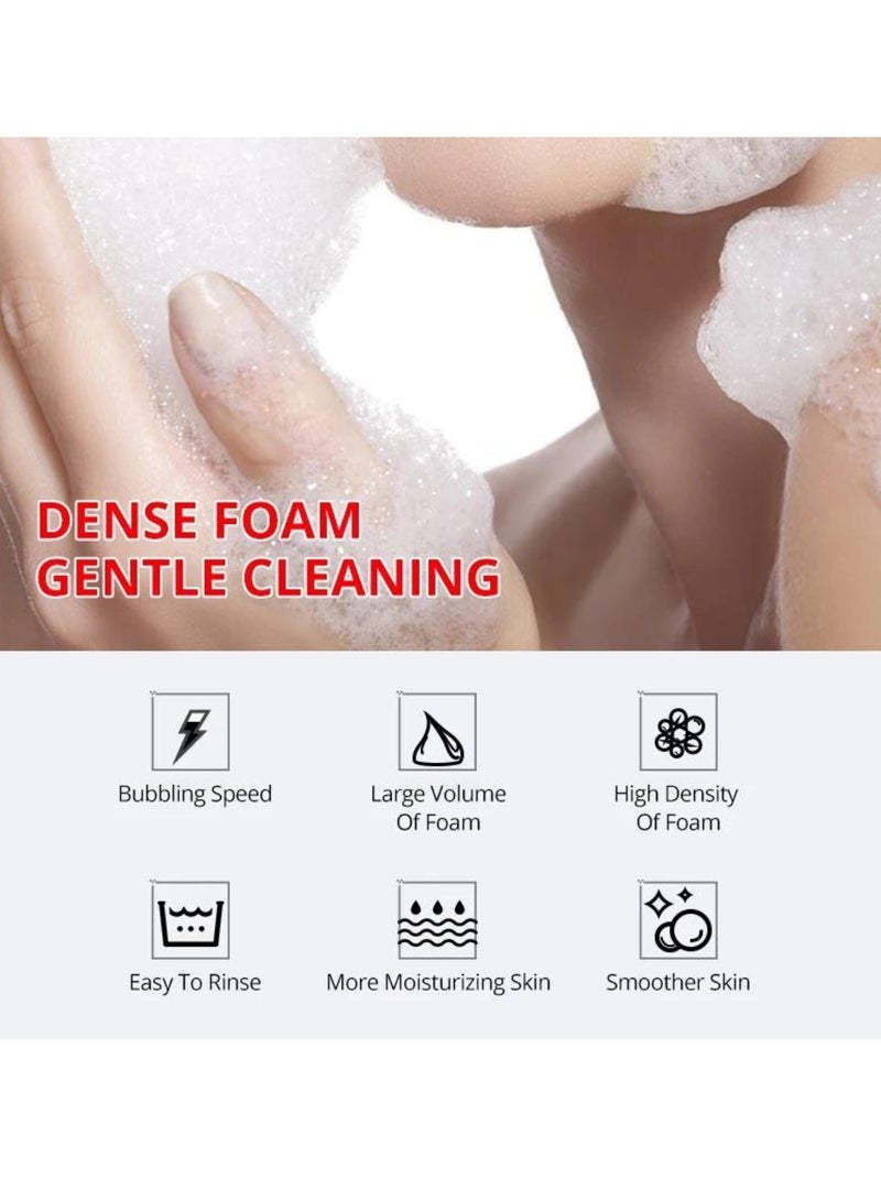 GUANJING غسول الوجه بحمض الكوجيك 100 جرام لتنظيف عميق وموازنة الزيوت ومكافحة حب الشباب وغسول الوجه لتفتيح البقع الداكنة وتقليل الخطوط الدقيقة ومنظف الوجه لتبييض البشرة بحمض الكوجيك - Image 4