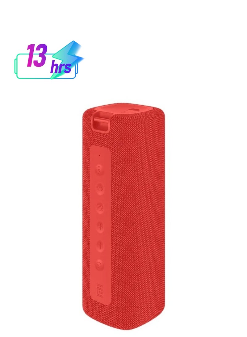 Xiaomi Mi Portable Bluetooth Speaker 16W GL | HQ Sound | Dual EQ Mode | IPX7 | TWS Red - Image 1