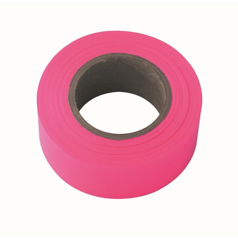 IRWIN Tools STRAIT-LINE Flagging Tape, 150-foot, Glo-Pink (65603) - Image 1